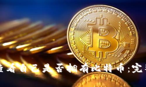 如何查看自己是否拥有比特币：完整指南